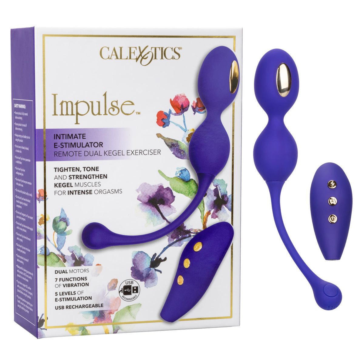 CalExotics - Impulse Remote Dual Kegel eStim Pelvic Floor Exerciser
