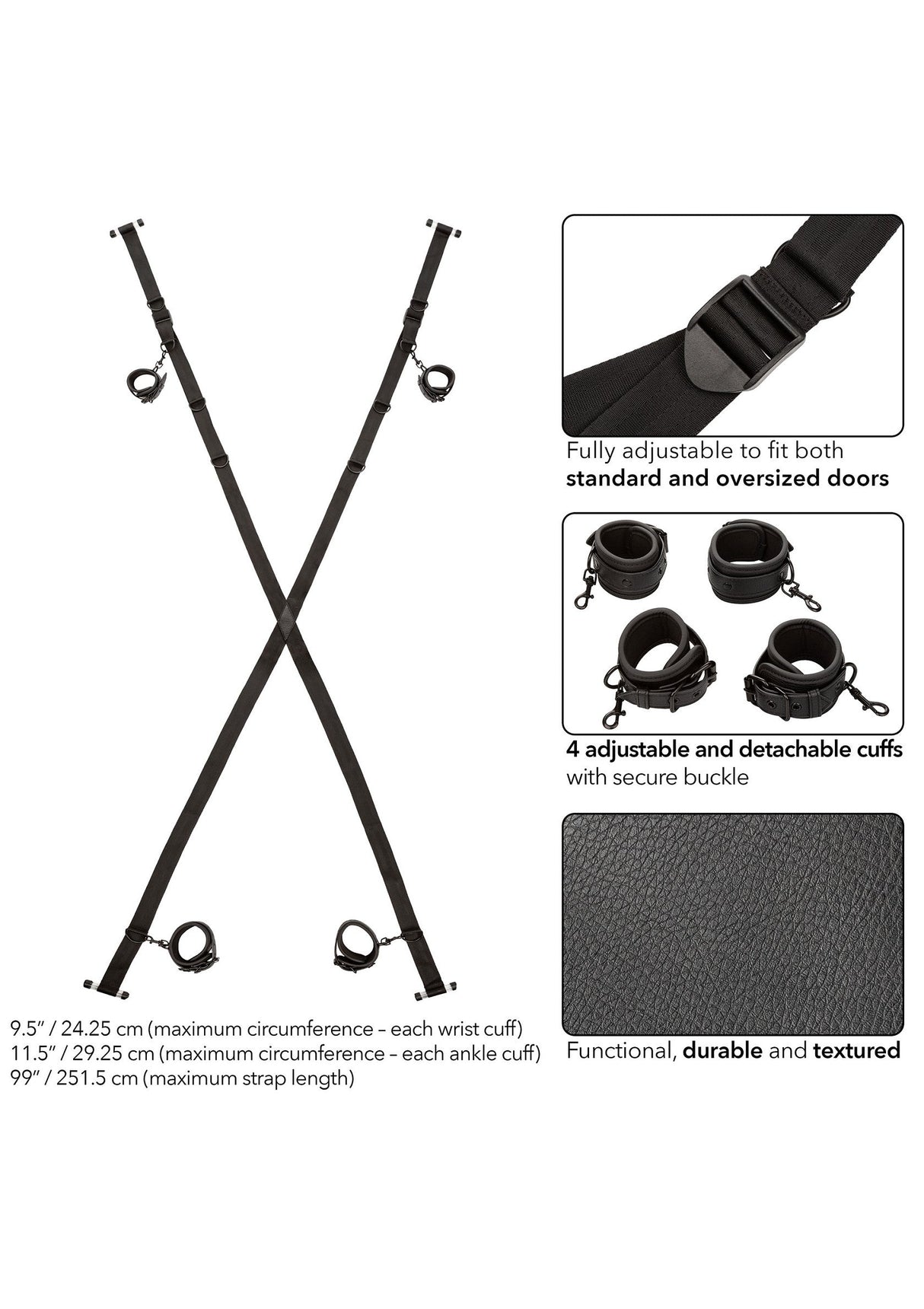 CalExotics - Nocturnal Over The Door Cross
