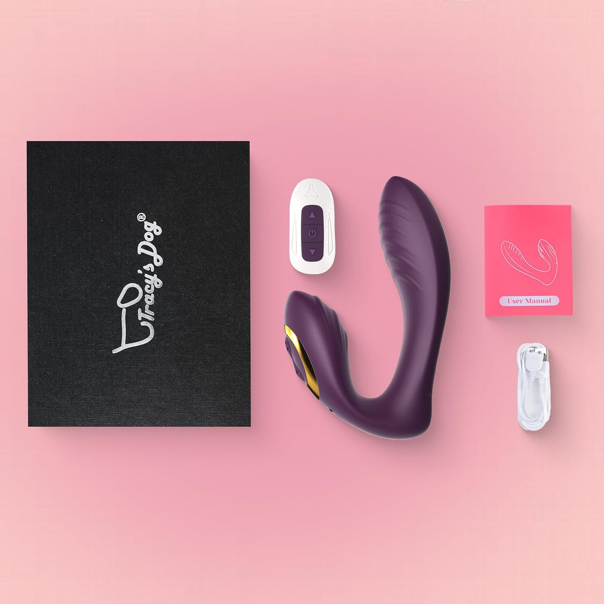 Tracy's Dog - OG Dual-Vibe Remote Control Wearable G-Spot & Clitoral Vibrator (Purple)