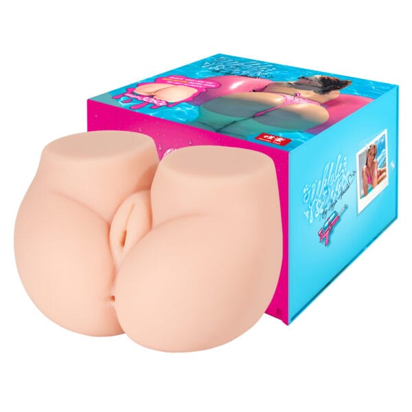 Seiraku Toys - Torso Masturbator 3D Realistis dengan Pinggul Berisi Anja Amelia (Beige)