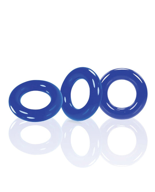 Oxballs - Set 3 Cincin Penis Silikon Willy (Biru)