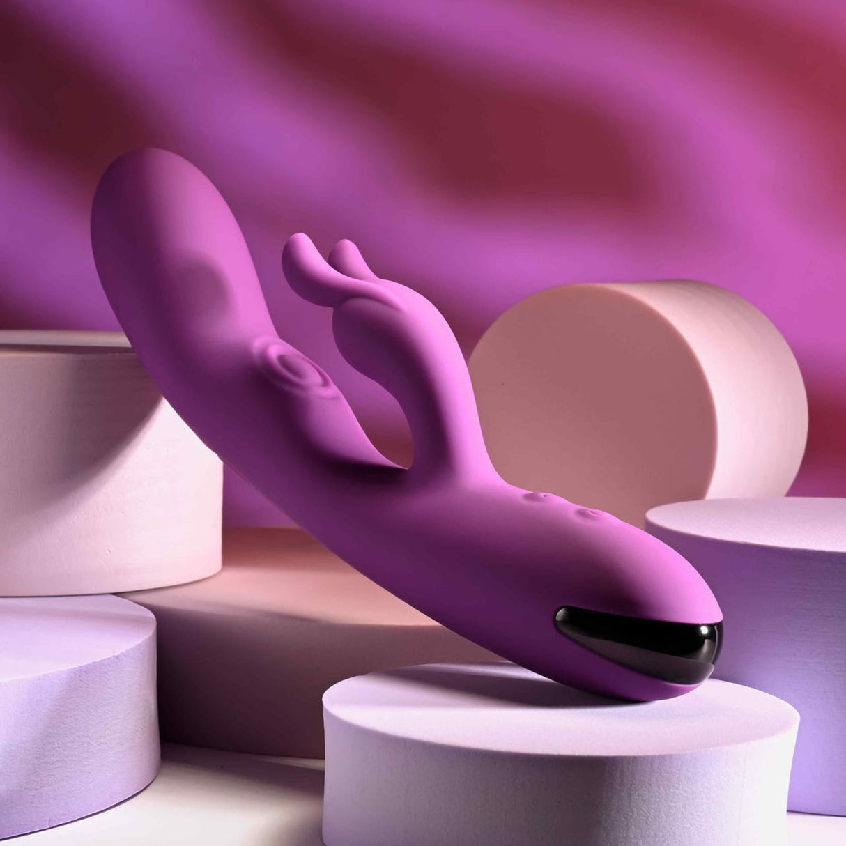 Playboy - Busy Bunny Rechargeable Rabbit Vibrator (Purple)