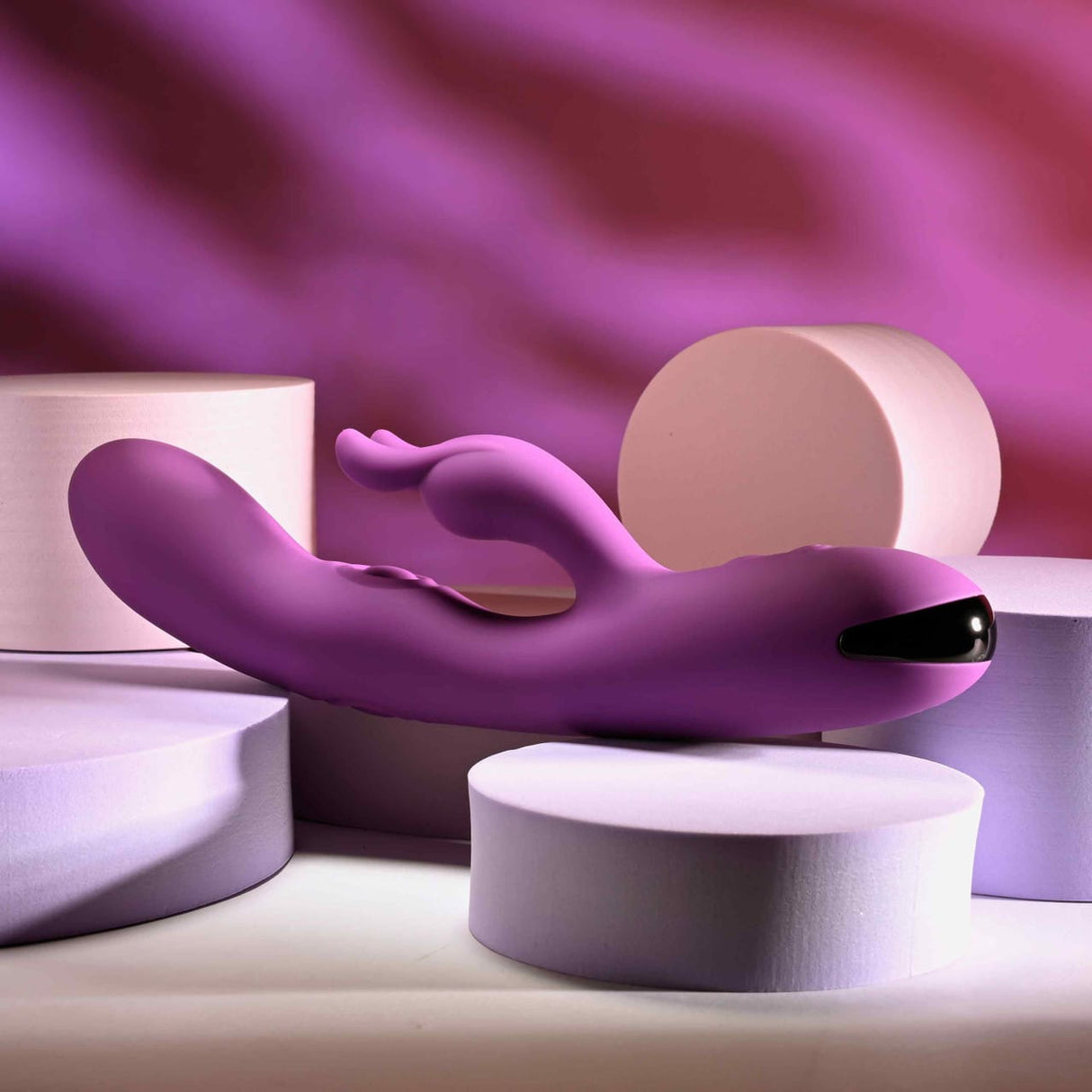 Playboy - Busy Bunny Rechargeable Rabbit Vibrator (Purple) PLB1029 CherryAffairs