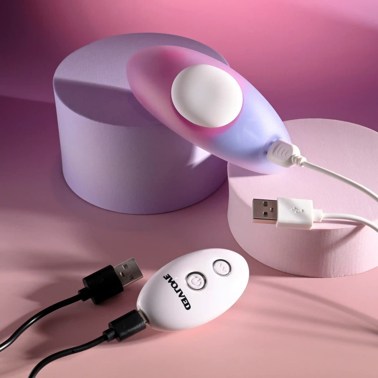 Evolved - Vibrator Wearable Paradise Panty yang Dikendalikan Jarak Jauh (Putih)