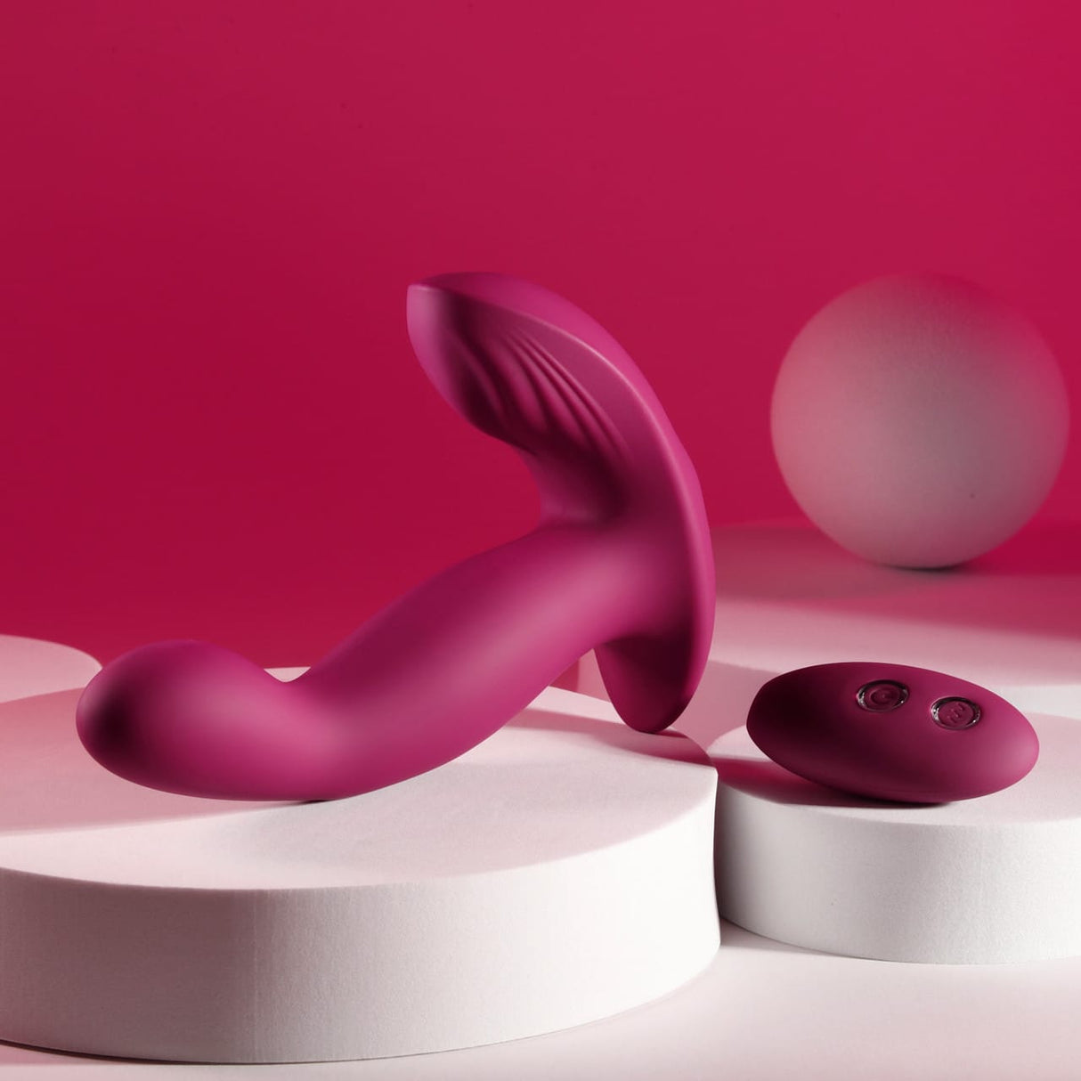 Evolved - Come On Over Vibrator G-Spot Isi Ulang dengan Kendali Jarak Jauh (Merah)