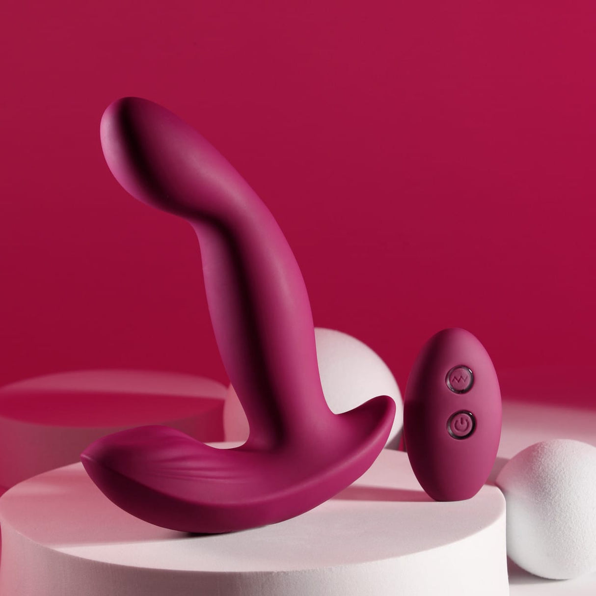 Evolved - Come On Over Vibrator G-Spot Isi Ulang dengan Kendali Jarak Jauh (Merah)