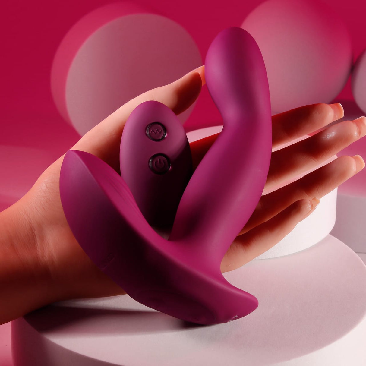 Evolved - Come On Over Vibrator G-Spot Isi Ulang dengan Kendali Jarak Jauh (Merah)