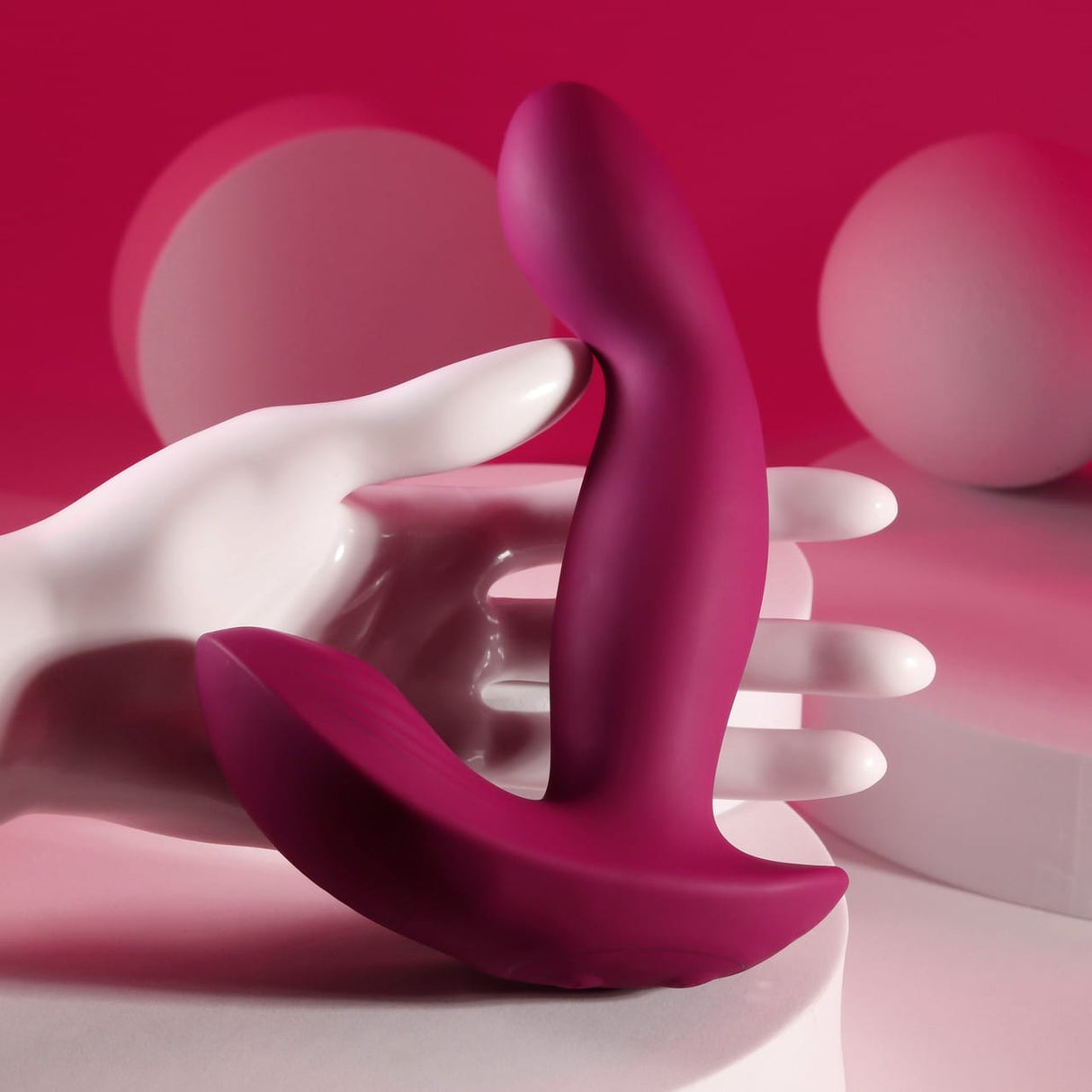 Evolved - Come On Over Vibrator G-Spot Isi Ulang dengan Kendali Jarak Jauh (Merah)