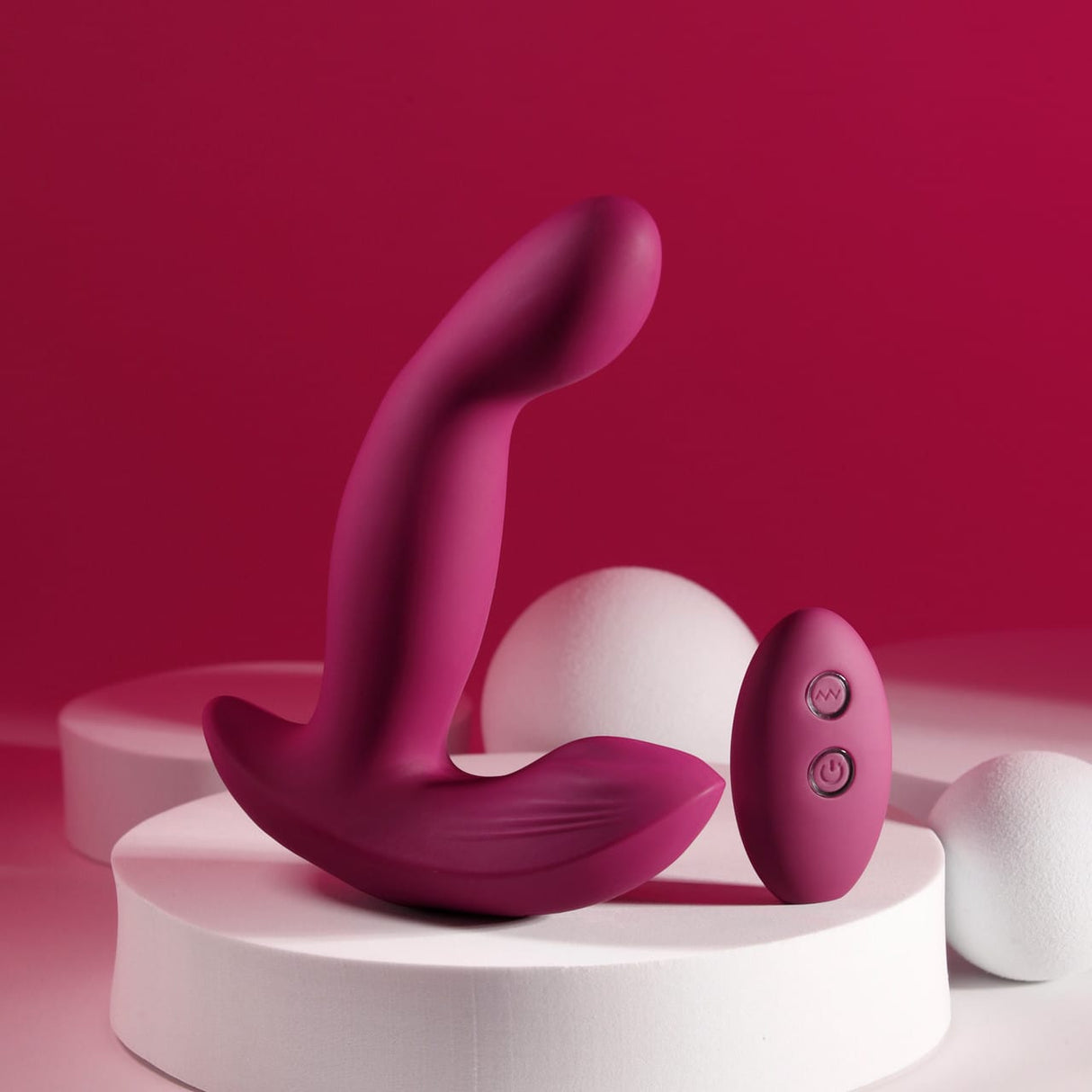 Evolved - Come On Over Vibrator G-Spot Isi Ulang dengan Kendali Jarak Jauh (Merah)