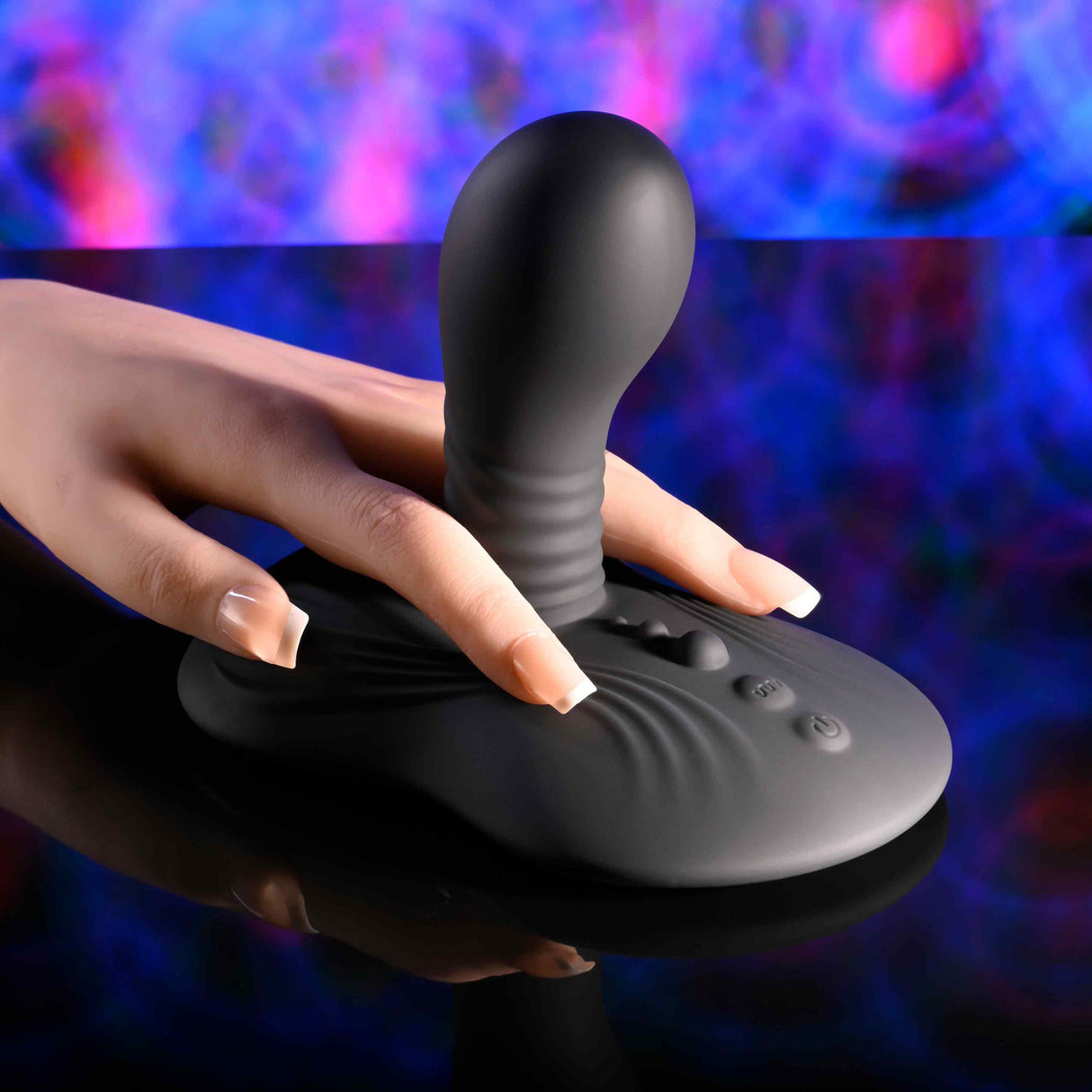 Playboy - Vibrator Kendaraan Tunggangan Kendali Jarak Jauh Sittin’ and Spinnin’ (Hitam)