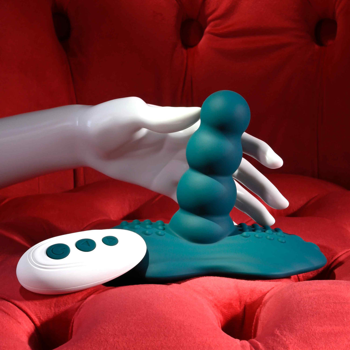 Playboy - Vibrator Kendaraan Mainan yang Dikendalikan Jarak Jauh Have A Seat (Hijau)