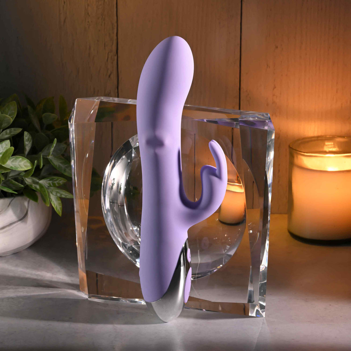 Evolved - Spinderella Rotating Rabbit Vibrator (Purple)