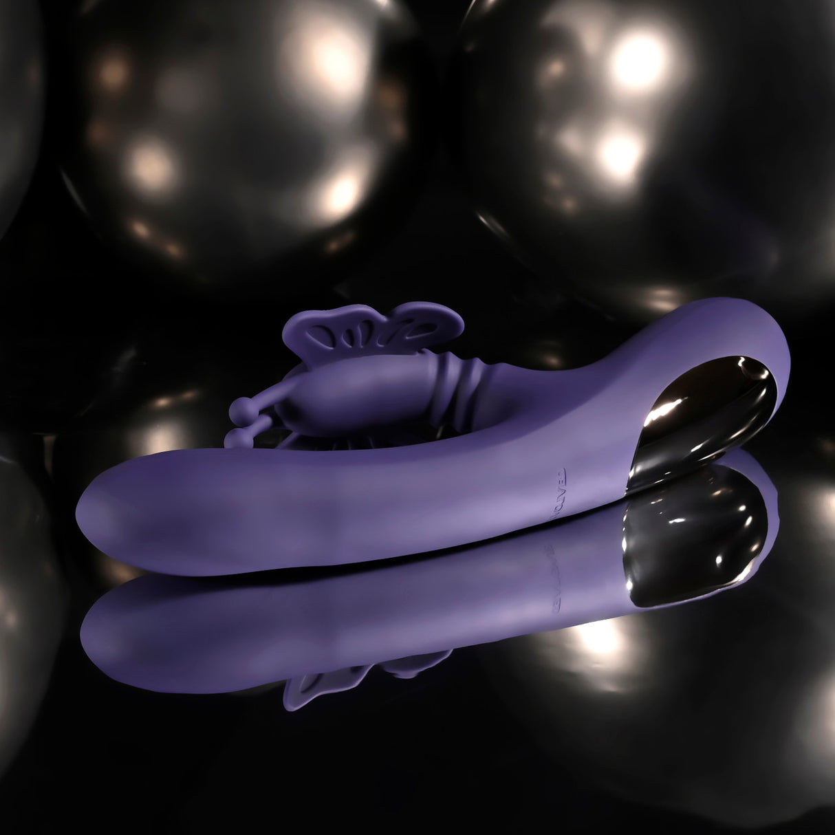 Evolved - Vibrator Kelinci Isi Ulang Wings of Frenzy (Ungu)