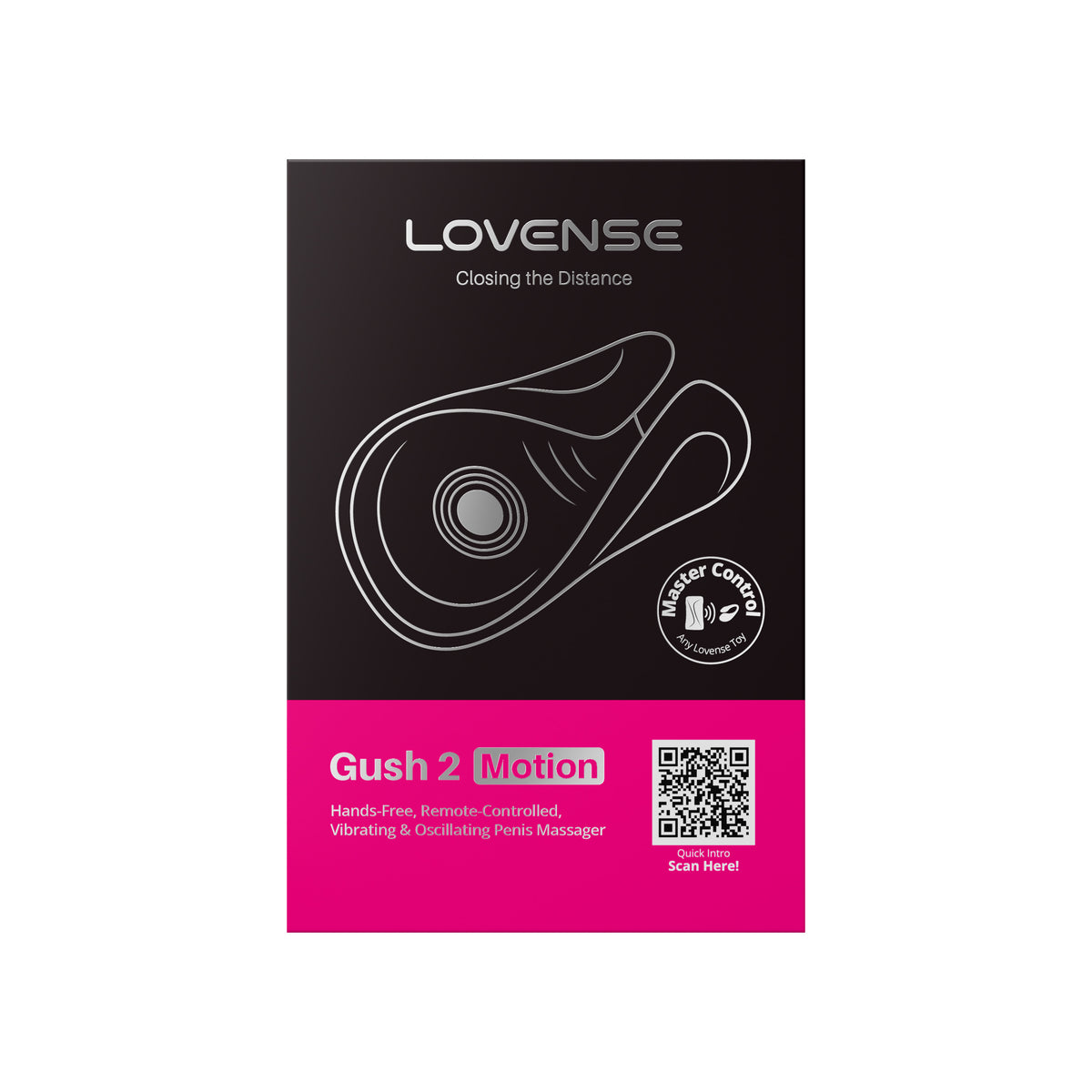 Lovense - Gush 2 Pemijat dan Stroker Glans yang Dikendalikan Aplikasi (Hijau)