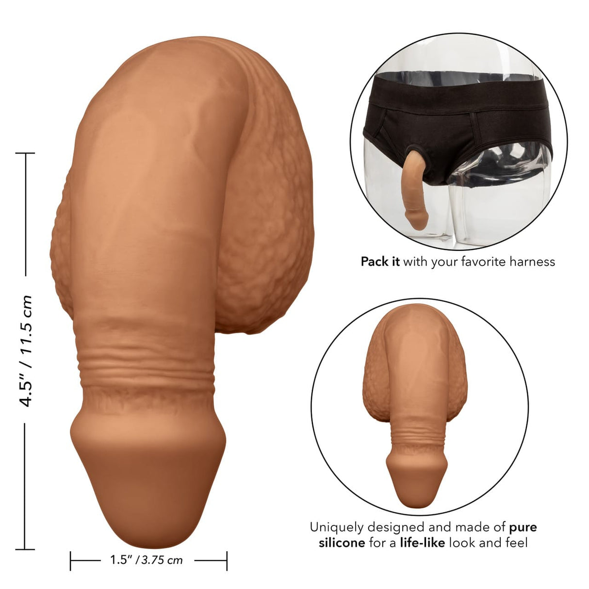 CalExotics - Packer Gear 5-Inch Silicone Packing Penis Packer CherryAffairs