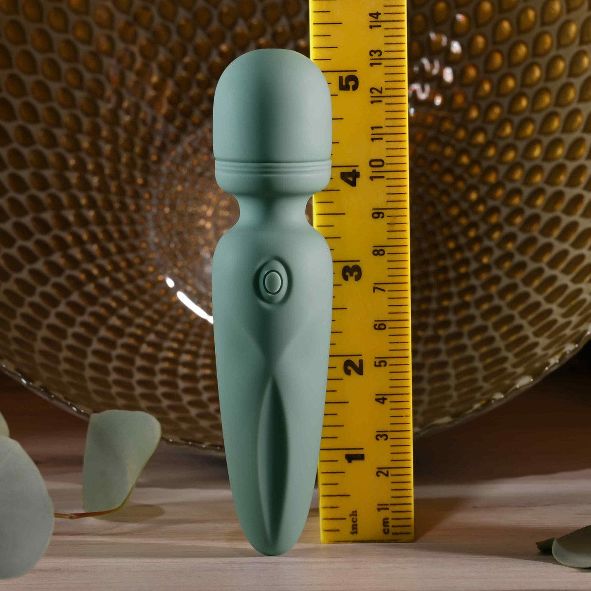 Evolved - Rumble Vibrating Mini Wand Massager (Green) EV1190 CherryAffairs