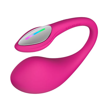 Lovense - Lush 4 Vibrator Telur Peluru yang Dikendalikan dengan Aplikasi (Merah Muda)
