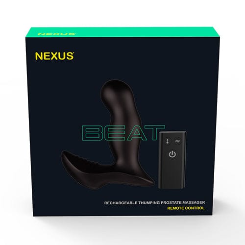 Nexus - Pemijat Prostat Kontrol Jarak Jauh Beat Thumping (Hitam)
