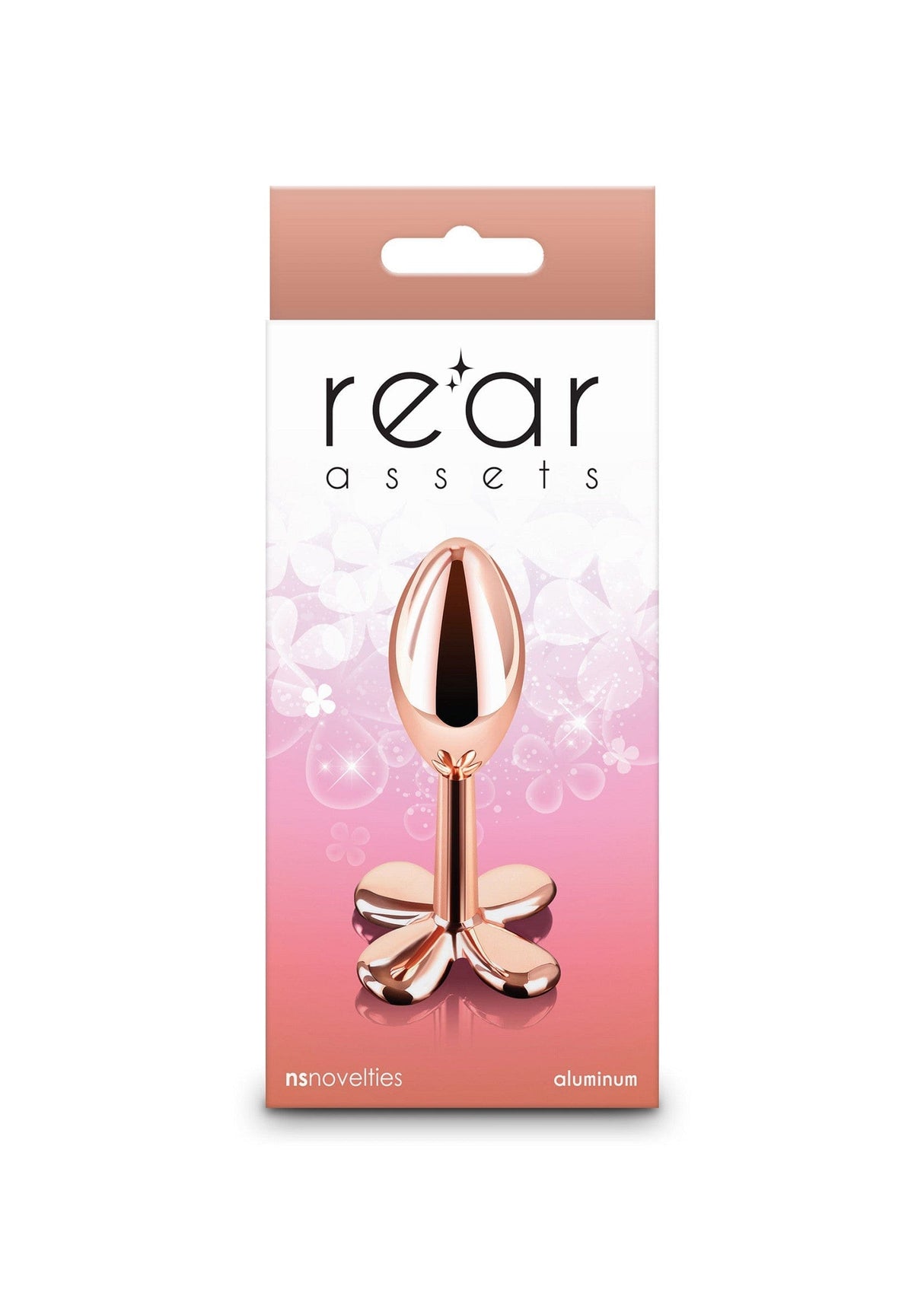 NS Novelties - Rear Assets Clover Aluminium Anal Plug (Gunmetal) NS1174 CherryAffairs