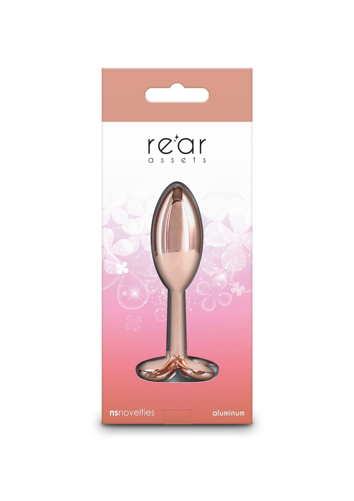 NS Novelties - Rear Assets Clover Aluminium Anal Plug (Gunmetal) NS1174 CherryAffairs