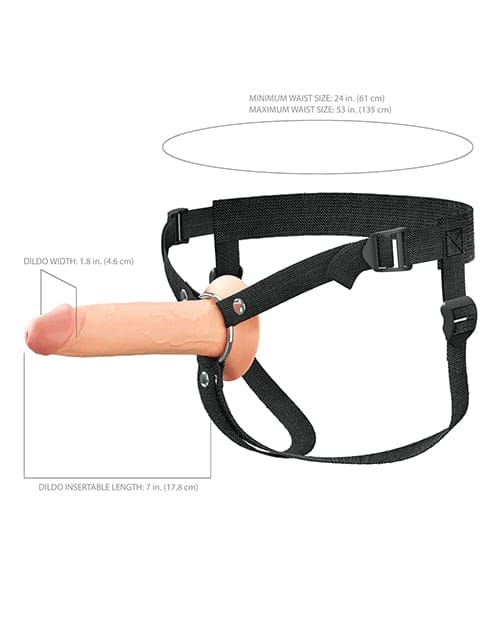 Pipedream - Fantasy X Tensions Elite Dual Density Silicone Hollow Strap On CherryAffairs