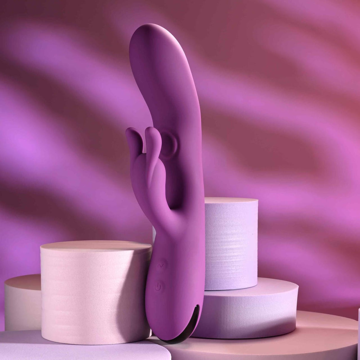 Playboy - Busy Bunny Rechargeable Rabbit Vibrator (Purple) PLB1029 CherryAffairs