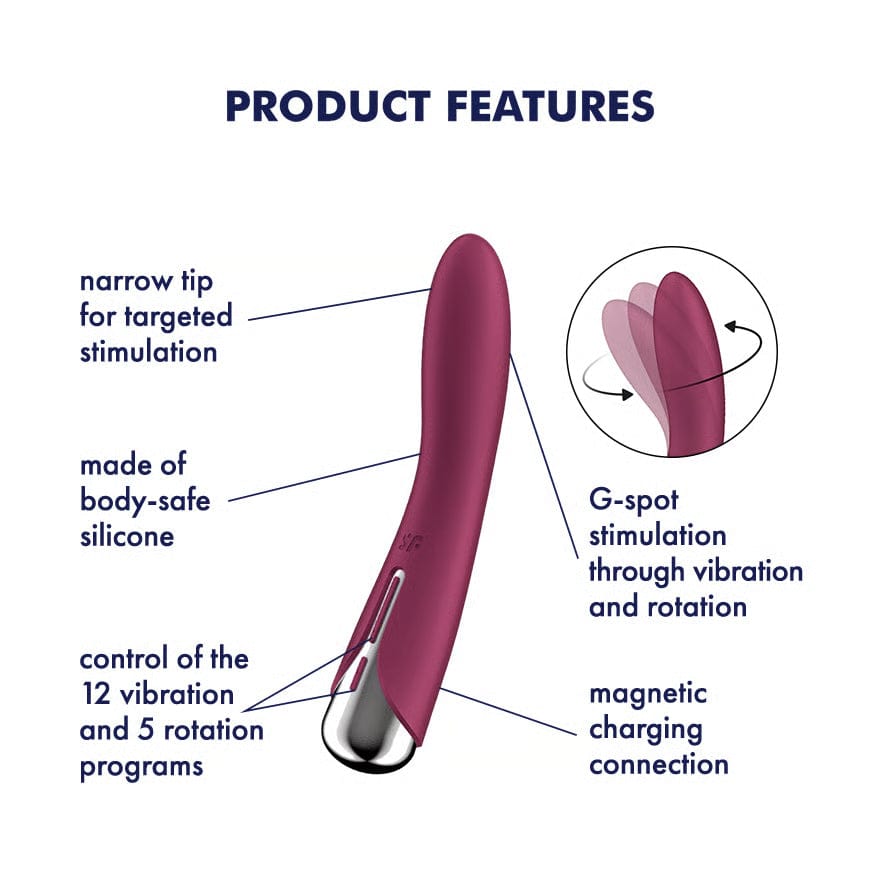 Satisfyer - Spinning Vibe 1 Rotating G Spot Vibrator CherryAffairs