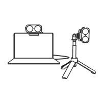 Lovense - Webcam Streaming AI 4K Webcam 2 (Hitam)