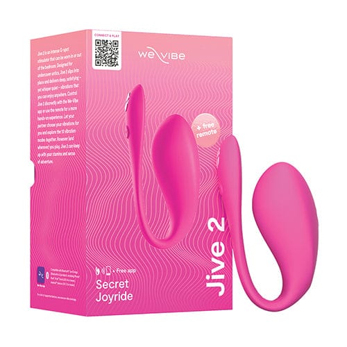 We Vibe - Jive 2 Vibrator Telur yang Dikendalikan Aplikasi Secret Joyride (Merah Muda Elektrik)