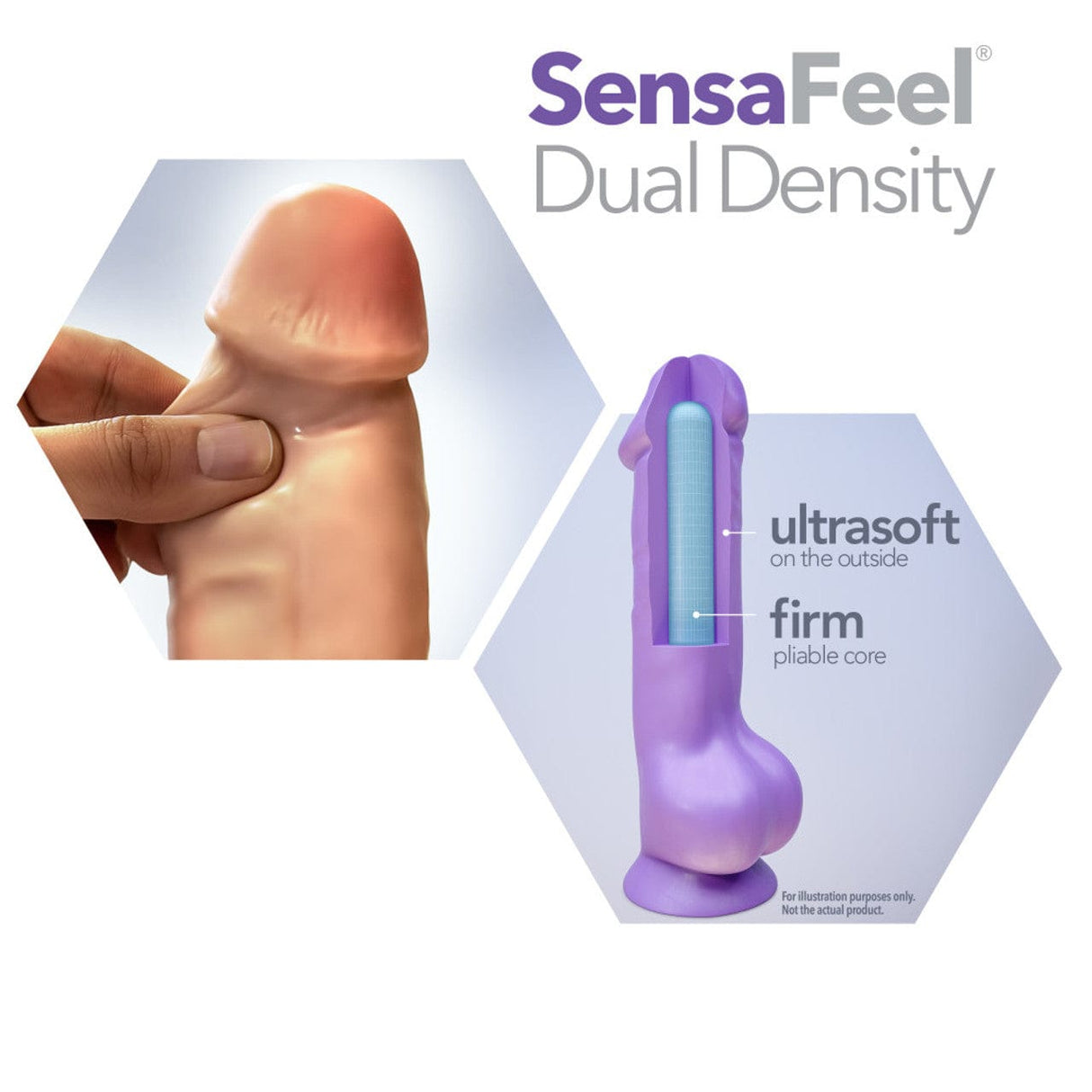 Blush Novelties - Mighty Mike Au Naturel Realistic Dildo with Balls 5.75" (Beige) BN1118 CherryAffairs