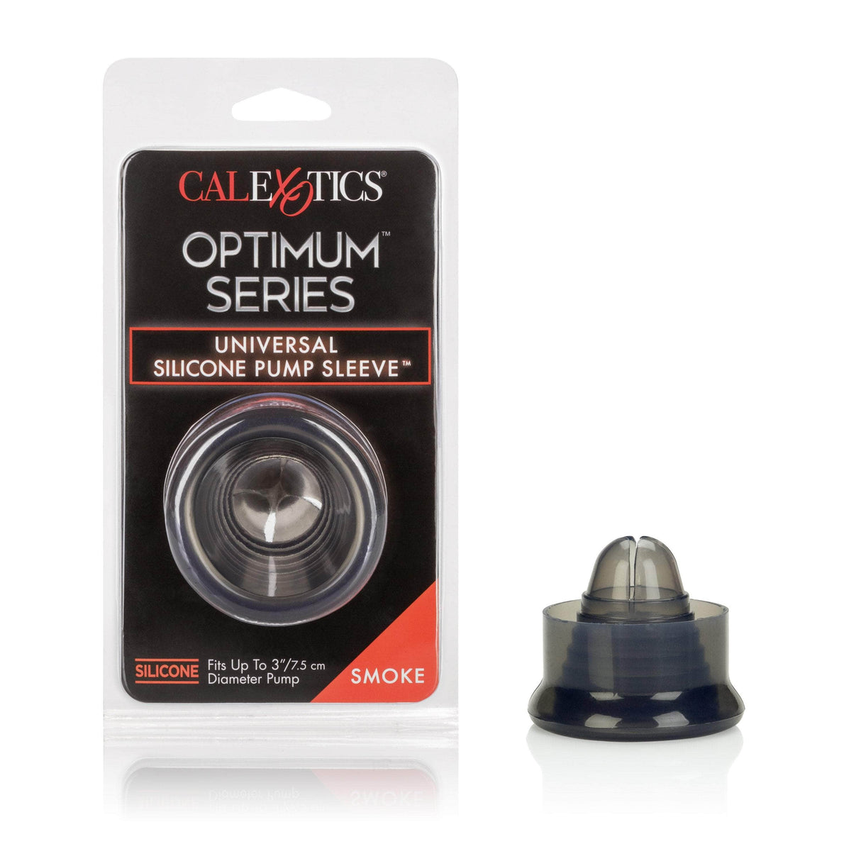 California Exotics - Optimum Series Universal Silicone Pump Sleeve (Smoke) Accessories