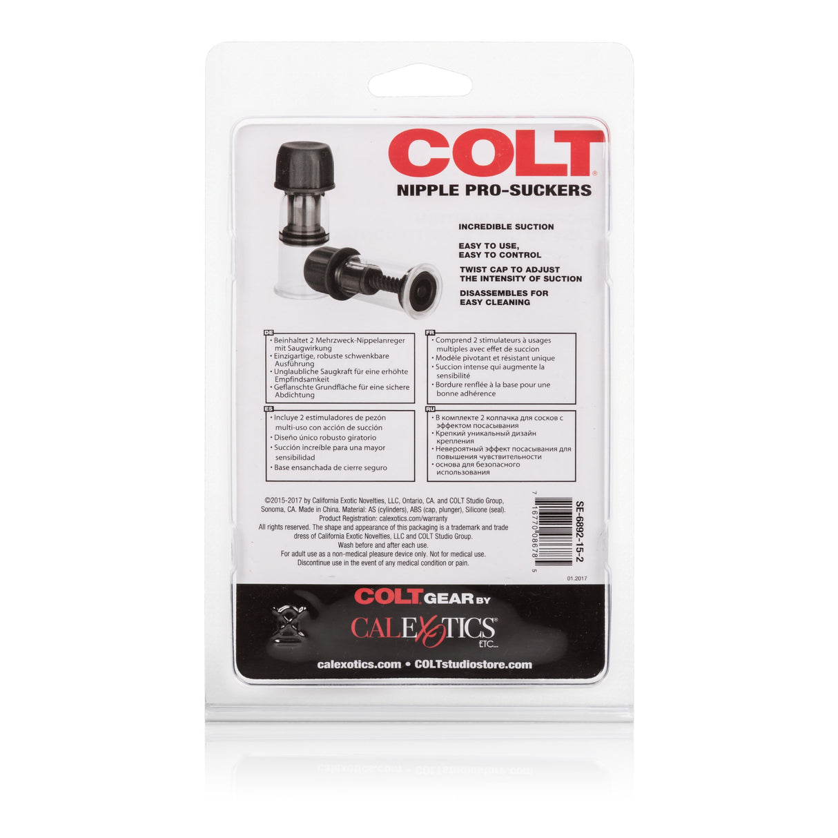 Colt - Gear Nipple Pro-Suckers CherryAffairs