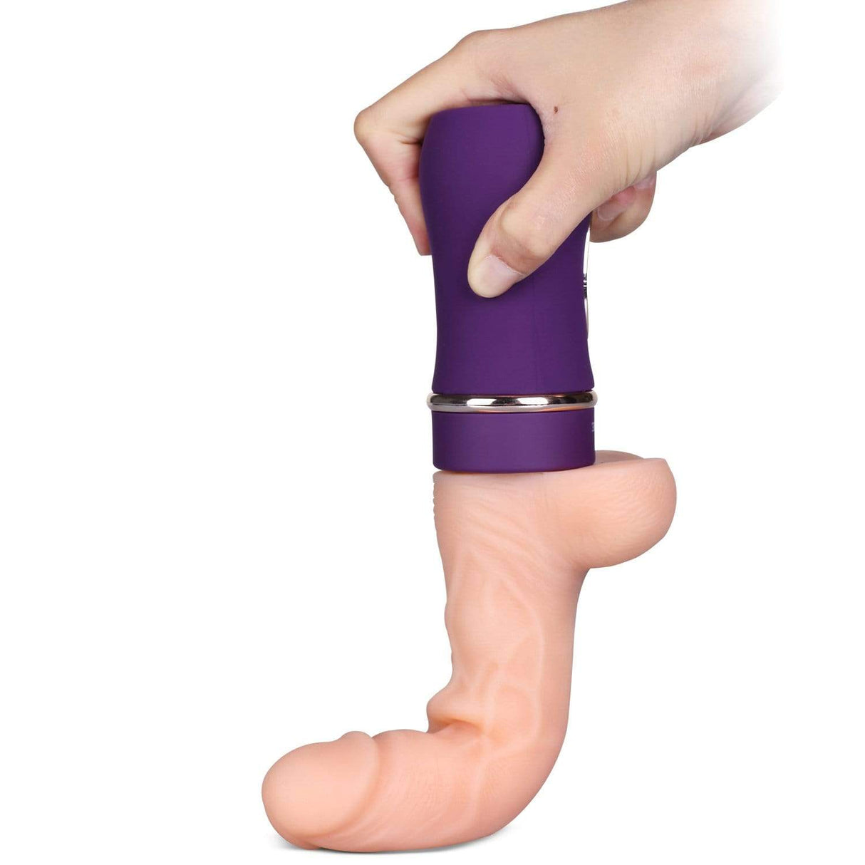 Erocome - Auriga Thrust Realistic Dildo Vibrator (Beige) ERC1010 CherryAffairs