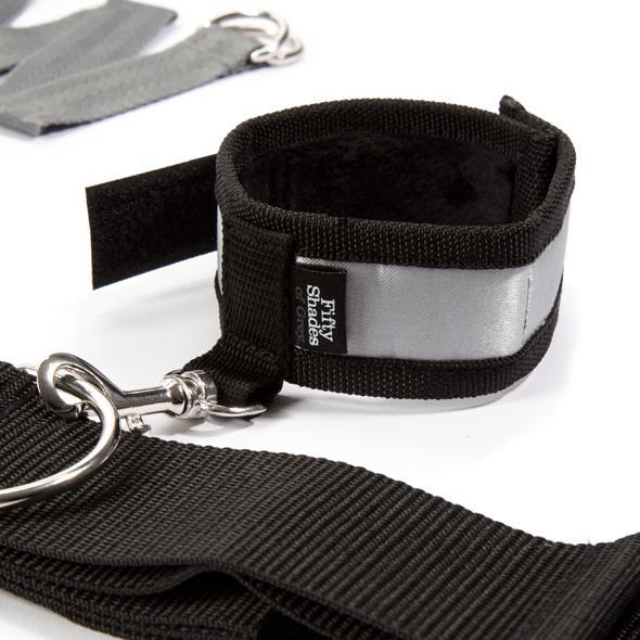 Fifty Shades of Grey - Keep Still Over the Bed Cross Restraint Set - CherryAffairs.sg