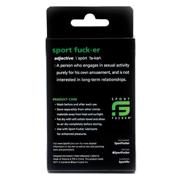 Sport F*cker - Chubby Glow In The Dark Cock Ring (Yellow) SPF1003 CherryAffairs
