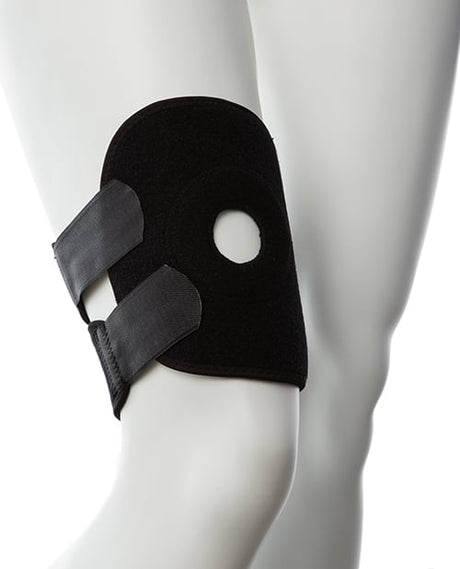 Gender Fluid - Padded Thigh Rider Strap-On Harness S-L (Black) GF1001 CherryAffairs