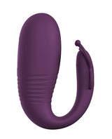 Pretty Love - Klay Vibrator Telur Wearable dengan Gerakan Dorong yang Dikendalikan Aplikasi (Ungu)