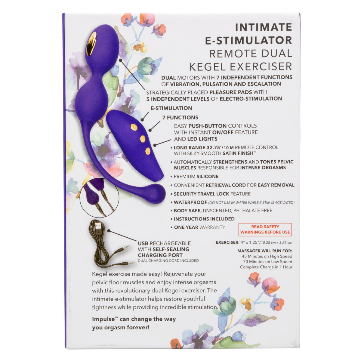 CalExotics - Impulse Remote Dual Kegel eStim Pelvic Floor Exerciser