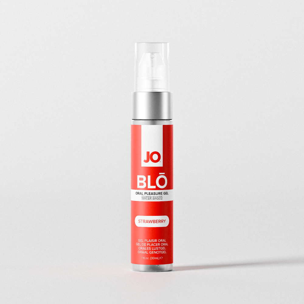 Gel Kenikmatan Oral Berpendingin Beraroma System JO - Blo 1 oz