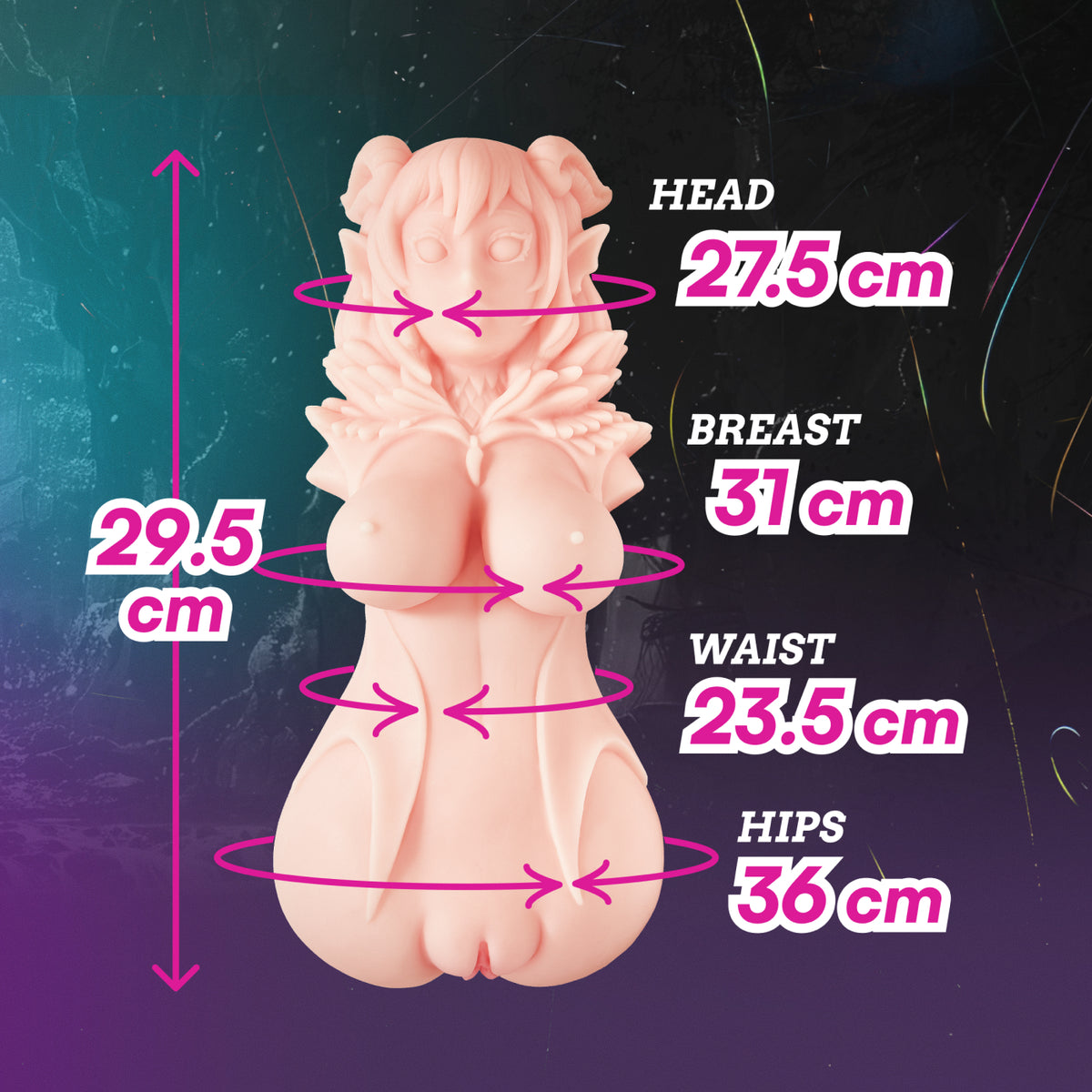 Seiraku Toys - Masturbator 3D Fantasi Dracona LienSue Onahip