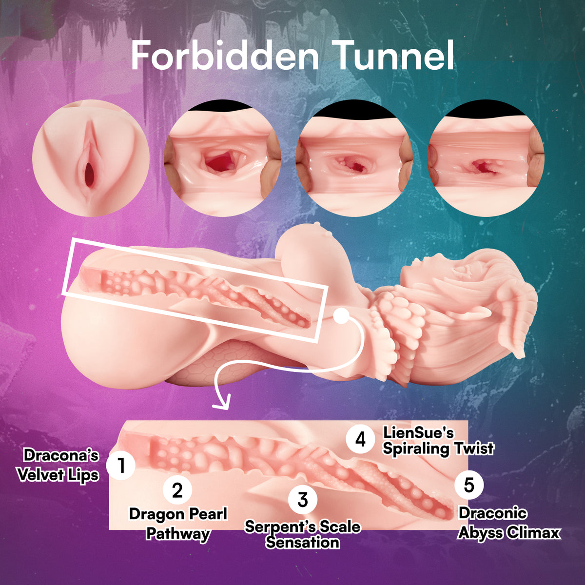 Seiraku Toys - Masturbator 3D Fantasi Dracona LienSue Onahip