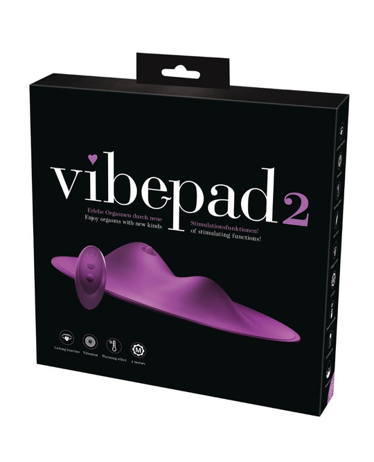 Orion - Stimulator Klitoris Penghangat & Penjilat Vibepad 2 (Ungu)