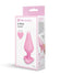 B-Vibe - B-Mine Butties Heart-Base Silicone Anal Plug (Pink) - Pink
