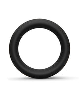B-Vibe - Snug Silicone Cock Ring Collection (Black) - Black / 45 mm