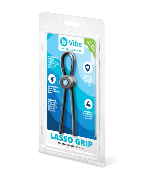 B-Vibe - Cincin Penis Silikon Lasso Grip yang Dapat Disesuaikan