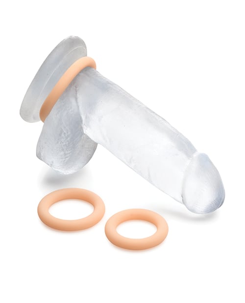 Curve Novelties - Jock Silicone Cock Ring Set of 3 - Beige