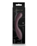 NS Novelties - Desire Pure Rechargeable G-Spot Vibrator (Brown) - Brown
