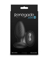 NS Novelties - Renegade Alpine 2.0 Remote-Control Gyrating Anal Plug (Black) - Black