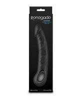 NS Novelties - Renegade Rimmer Rechargeable Vibrating Dildo (Black) - Black