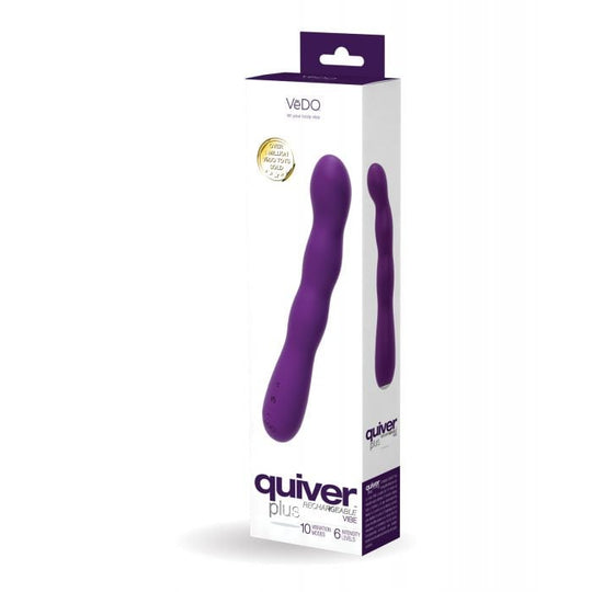 VeDO - Quiver Plus Rechargeable G-Spot Vibrator (Purple)